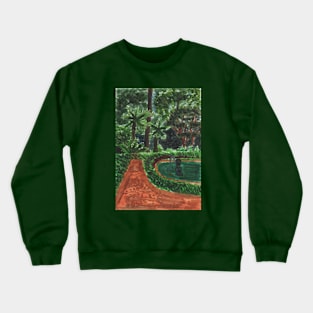 Park in Malaga Crewneck Sweatshirt